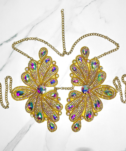 Mermaid Golden Clamshell Bra - Mermaidery